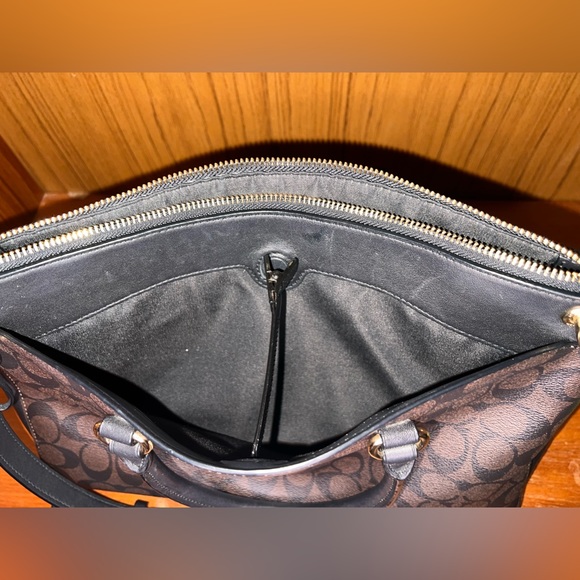 COACH Mia Satchel In Signature Canvas - Picture 5 of 12